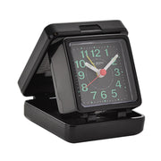 Widdop & Co Hometime Quartz Travel Alarm Clock Black