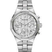 Bulova Classic Chronograph Mens 44mm 262khz Quartz Watch 96B408