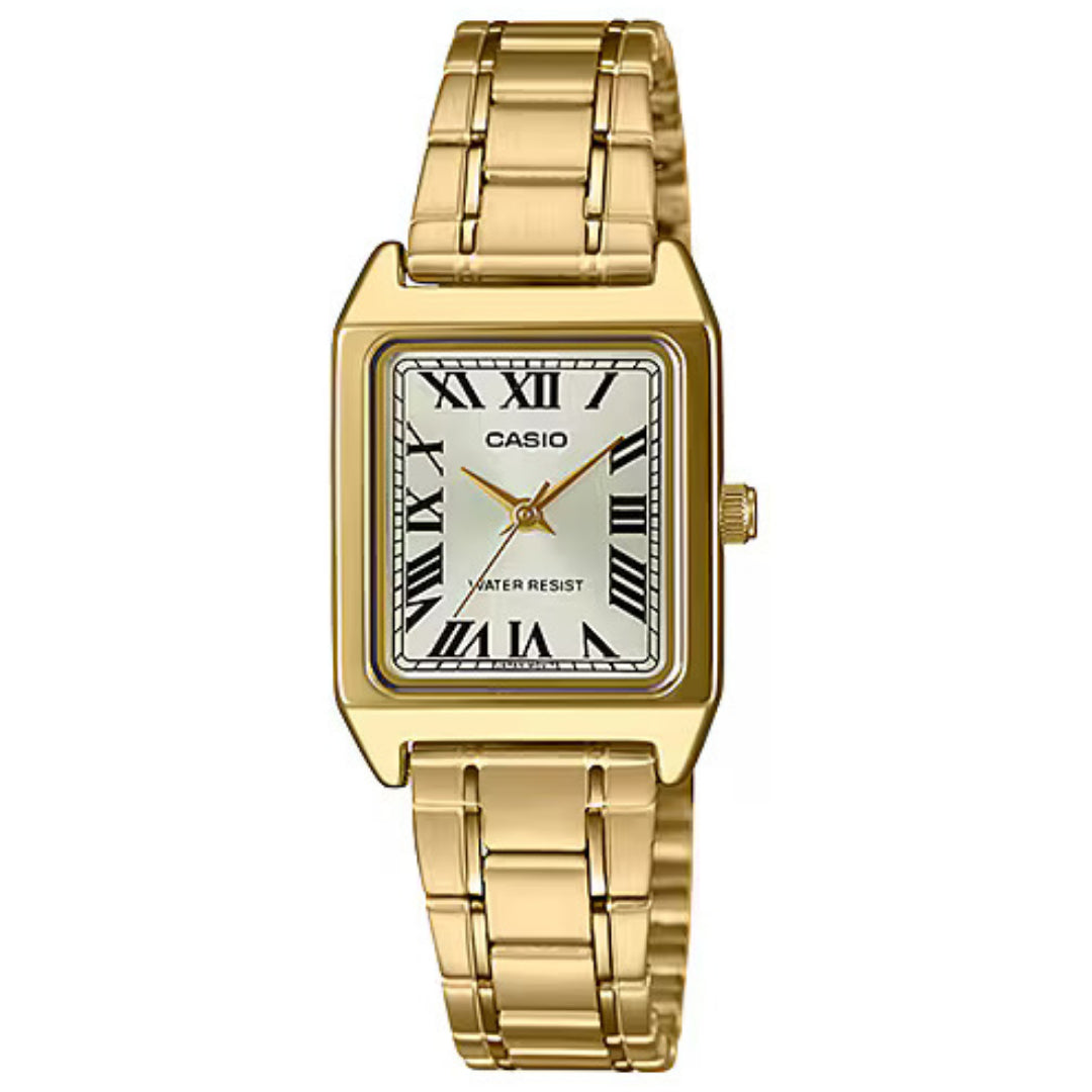 【新品】CASIO LTP-V007G-9B ゴールド 腕時計 Casio Womens Gold Tone Roman Numeral 31mm Bracelet Watch LTP-V007G