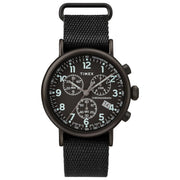 Timex Chronograph Mens Standard 41mm Fabric Strap Watch TW2T21200