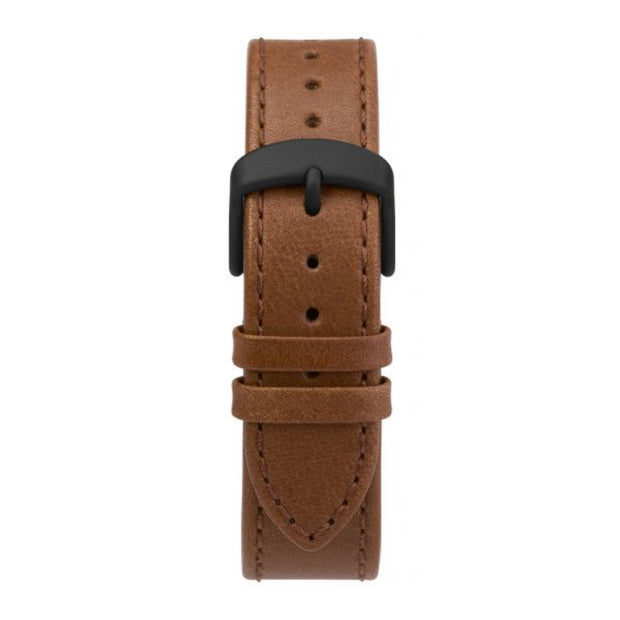 Timex Indiglo Mens Weekender Brown Leather Strap Watch TW2T30500