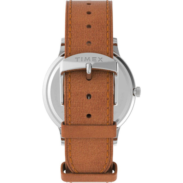Timex Waterbury Classic Day Date 40mm Leather Strap Watch TW2V73600