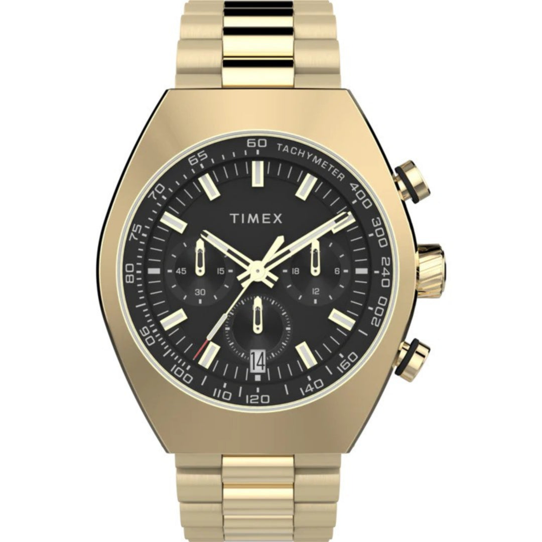 Timex Legacy Tonneau Chronograph 42mm Stainless Steel Bracelet 