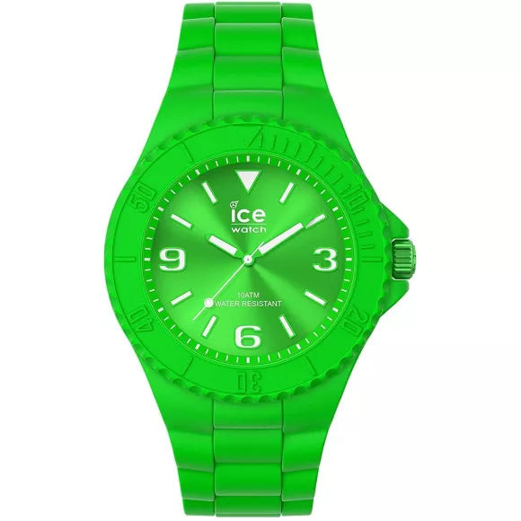 Ice Watch Ice Generation Mens Unisex Green Silicone Strap 40mm Case Watch 019160