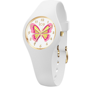 Ice Watch Girls White Butterfly Lily Extra Small 28mm Watch 021951