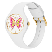 Ice Watch Girls White Butterfly Lily Extra Small 28mm Watch 021951