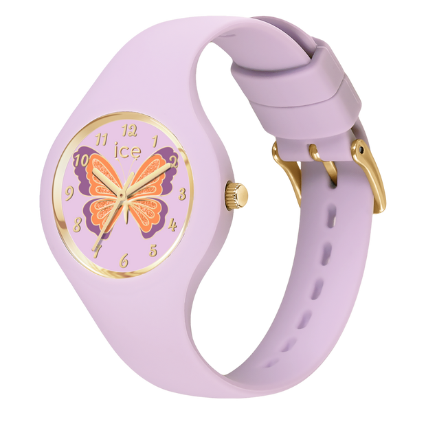 Ice Watch Girls Purple Butterfly Lilac Extra Small 28mm Watch 021952