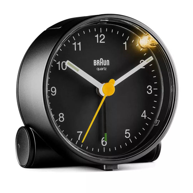 Braun Classic Quartz Alarm Clock Light Snooze BC01B