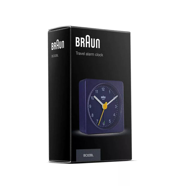 Braun Classic Travel Alarm Clock Mini Clock BC02BL