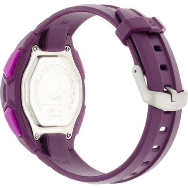 Timex Ironman Sleek 30 Lap 100m water resistant 37mm case Purple Ladies Watch TW5K89700